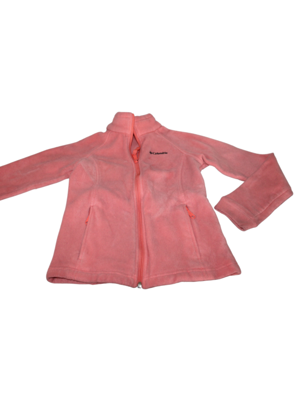 Columbia Peach Fleece Zip-Up Jacket (Medium)