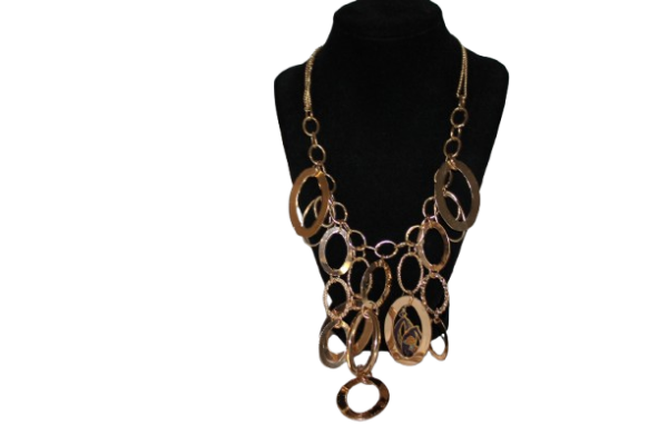 Necklace - Metallic Gold
